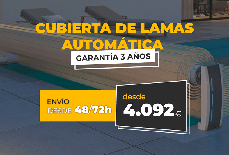 Cubiertas de lamas autom&aacute;ticas